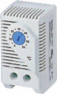 What kind of product is this? By using this thermostat, you can automatically control ON/OFF of the fan in accordance with temperature fluctuation inside the distribution board. Customer: Really?
