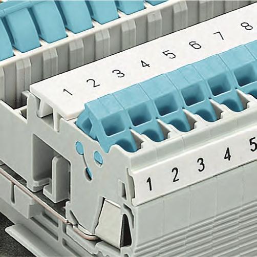 8WH3 Insulation Displacement Terminals Introduction 6 The universal plug-in zone of the isolating terminal can accommodate isolated through-type connectors, isolating plugs, component connectors and