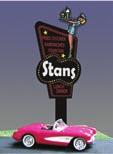 com Stan s Drive-In Double- Sided Animated Neon Sign 502-7681 2-1/8 x 5-1/8" 5.4 x 13cm Reg. Price: $45.95 Sale: $40.98 FL-2 Alternating Flasher Circuitron. 800-5102 Reg. Price: $19.