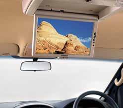 passengers and luggage, this 11-seater Grand Overhead Display Monitor Audio Visual Navigation