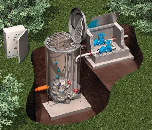 Packaged Pumping Stations As we build in more remote and inaccessible areas, the need to pump wastewater to treatment works becomes a key consideration at the planning stage, particularly with
