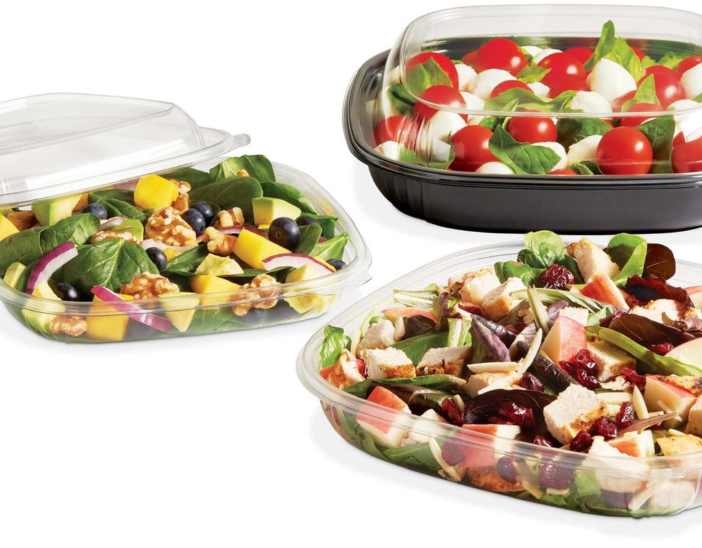 Fresh n Clear BOWLS AND LIDS A tight, leak-resistant 360 seal ensures juices and other liquids stay securely contained.