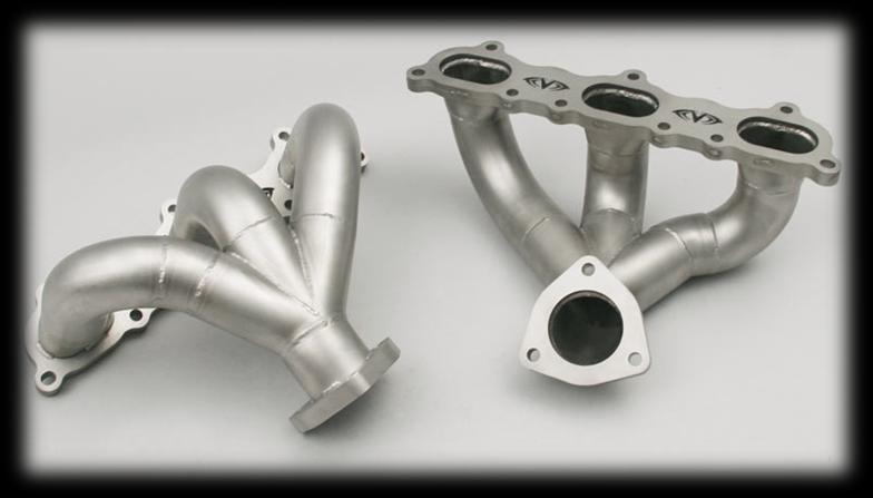 components - Todd Zuccone, Founder, Evolution MotorSports Exhaust / High Flow Catalysts: The Titanium Akrapovič (pronounced "Ack-rap'-o-vich") Evolution exhaust system with high flow 100 cpsi