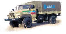 5 URAL 43206 TRUCK The truck is designed for hauling various cargoes and personnel as well as for towing trailers and trailing systems on all kinds of roads and terrain (snow-covered, sandy, marshy