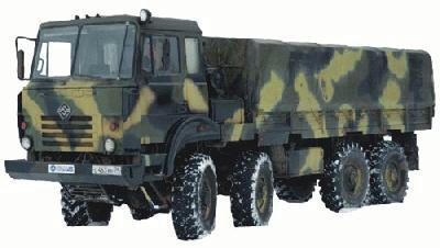 7 Ural-532 301 BOLSTER TRUCKS The road train comprissing truck tractor and semi trailer is designed for hauling light-ar-moured equipment and other cargoes on roads of all kinds.