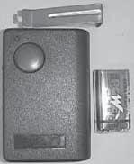 Colour: Black case with one grey button, white Firmamatic logo. CE0678 Model No. 059409 Type 1A5477-1 Freq 433.