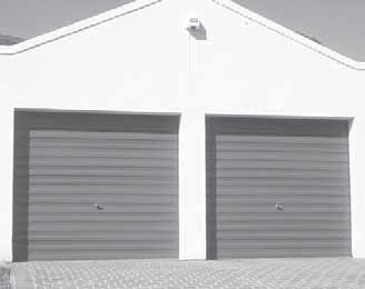 Slimmasta Residential Sectional Door PSP1SL SIZE RANGE Available in sizes from 1485mm to 3050mm in height and from 1751mm to 7100mm in width. FEATURES entrapment on the outside of the door.