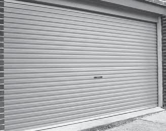 Firmadoor Residential Rolling Door R3F SIZE RANGE Available in sizes from 1200mm to 3000mm in height and from 2500mm to 5100mm in width. FEATURES quiet, greaseless operation.