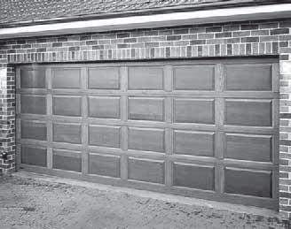 Craftpanel Residential Sectional Garage Door P4T SIZE RANGE Available in sizes from 1870mm to 2830mm in height and from 2020mm to 5500mm in width.