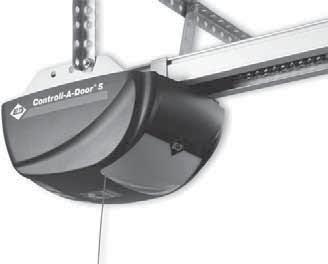Controll-A-Door Sectional/Tilt Door Opener S 62395 SPECIFICATIONS MOTOR SPECIFICATIONS Short Term Pull Force 800N Stand-by Power Rating @ 230V 2.