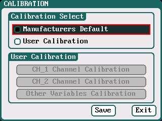 Calibration Select SYSTEM MENU Charger Setup Calibration to enter the setup interface.