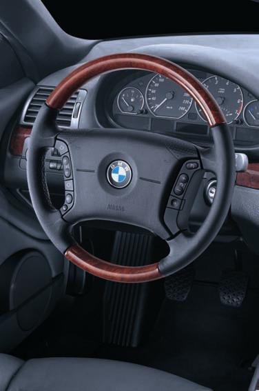 In touch with the road. A BMW steering wheel is the most personal of choices the point of contact between driver and road. Make your selection from the wide range on offer.