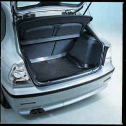 Fitted luggage compartment mat. May not be compatible with options such as independent heating, telephone, navigation or CD changer. Fitted non-slip luggage compartment mat made of heavy-duty plastic.