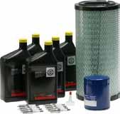 60 & 62kW Commercial Standby Accessories 15 60 & 62kW maintenance kit 60kW MG450022 62kW [3ø] MG450022 Complete with special UL air filter, pre-cleaner, spark plugs, oil filter and synthetic oil.