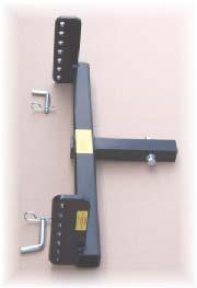 com The systems hitch mounting hardware installs and locks into the existing Class-III or Class-IV receiver hitch on the tow vehicle with a grade-8 bolt.