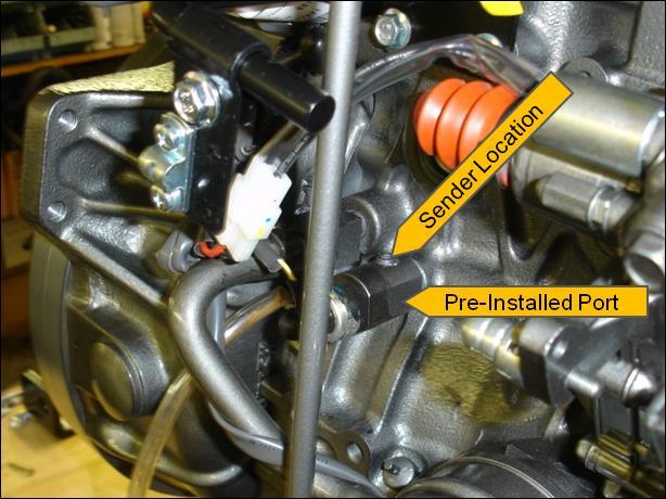 Newer series engines An adaptor between the oil
