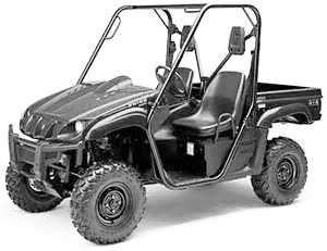 Utility-Terrain Vehicle (UTV) A type of ORV that is similar to a side-by-side that has: Four or more wheels Steering wheel A driver s seat Seating for a passenger beside/behind the driver Seat belts