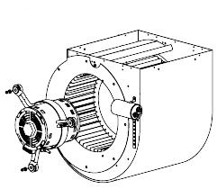 Blower Fan Assembly Standard Motor, Blower Housing Assembly Diagrams Cabinet/Chassis components 380 360 320 380 360 500 320 Unit Sizes