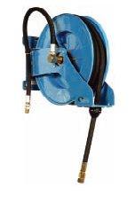Grease Equipment & Accessories GREASE HOSE REEL Model 14218 Spring retractable high pressure reel, max 15m x 3/8" R2 hose, complete with ballstop, Z-swivel and grease control valve.