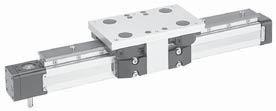 Features Versions for electric linear drive: Series OSP-E Belt Series OSP-E Screw Aluminium guide carriage Roller Guides - POWERSLIDE Roller Guide- POWERSLIDE Aluminium clamping hub hardened steel