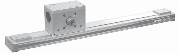 Vertical Linear Drive with Toothed Belt and Integrated Recirculating Ball Bearing