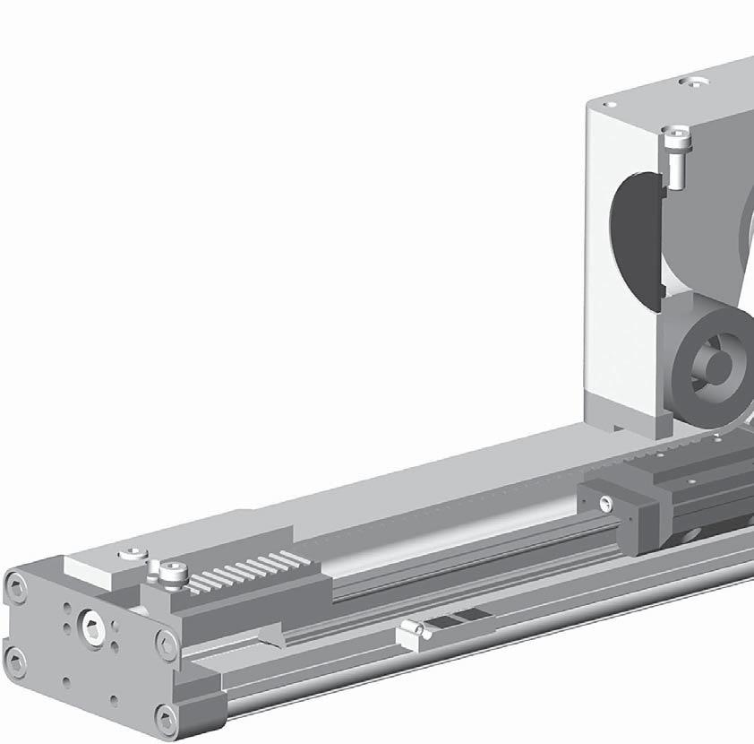 Features TOOTHED BELT DRIVE FOR VERTICAL MOVEMENTS IN MULTI-AXIS SYSTEMS Toothed Belt The OSP-E.