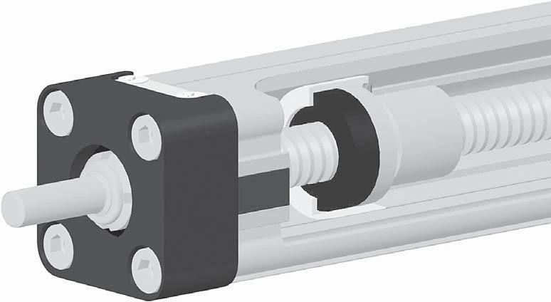 Features ELECTRIC LINEAR DRIVE FOR INTERMITTENT APPLICATIONS Trapezoidal Drive & Piston Rod A completely new generation of linear drives which can be integrated into any machine layout neatly and