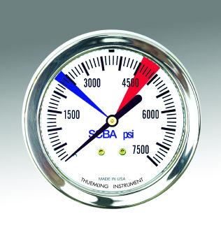 SCBA SERIES SCBA - BREATHING AIR COMPRESSOR GAUGES 'LFP' SERIES LIQUID FILLED GAUGE The original LFP Series gauge is designed for breathing air compressor applications where leak integrity and