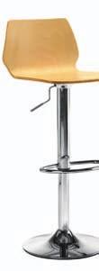 cafe & dining Dining Ramiro is a stylish trumpet table base finished in chrome plating.