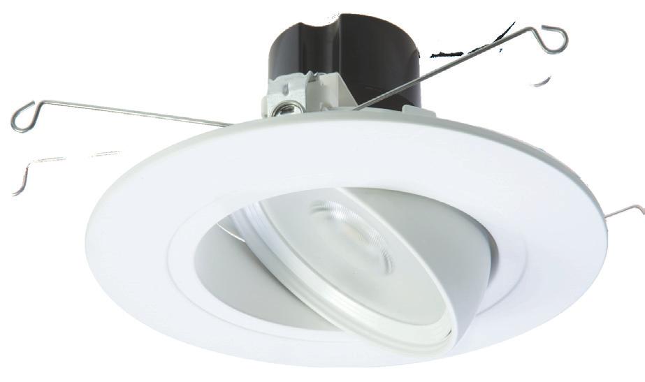 10.0W, 120V Halo matte white finish Compatible with most 5" and 6" standard and shallow recessed housings Flexible
