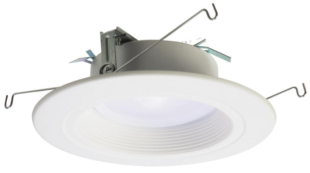 6" standard and shallow recessed housings Dimmable to 5% with select dimmers Damp and wet location listed (shower rated) Rated for IC, ICAT and may be used in Non-IC