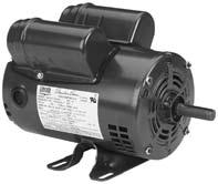 AC MOTORS ODP GENERAL PURPOSE OVERLOAD PROTECTION 115, 208 and 230 VOLTS 1-PHASE FOOT MOUNT 1/4 to 2 HP Features: Built-in thermal overload protection Durable rolled steel frame construction NEMA