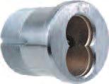 20 Cylinders & IC Products Housings Mortise Cylinder Housings: Body Brass, 1-5/32" diameter Furnished