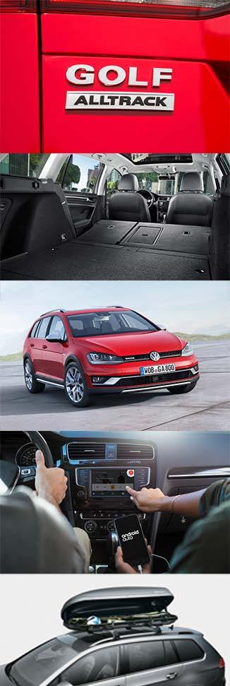 SUV Alternative Golf Alltrack is a more economical, more fun-to-drive alternative to a compact SUV without sacrificing utility such as a roof rack, cargo space or all-wheel drive.