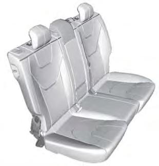 Seats REAR SEATS Note: Your vehicle may have split seatbacks that
