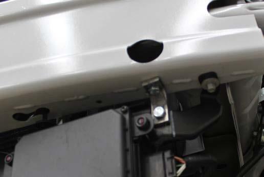 5. ACC Models: Align the support bracket as shown, mark holes, then using a 1/4 drill bit,
