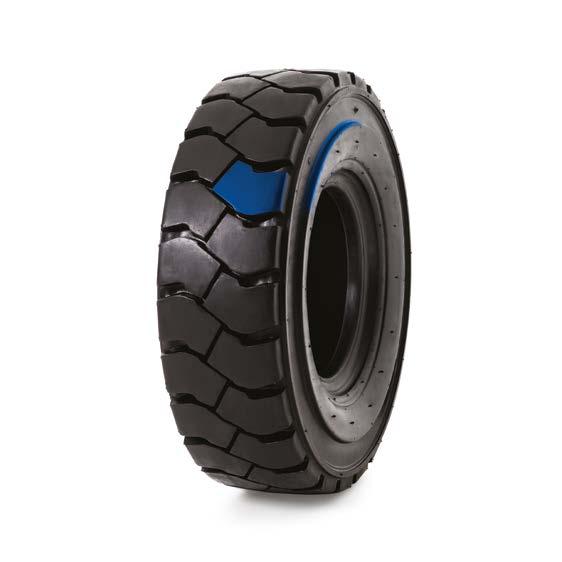 IMPERIAL UNIT WIDE SQUARE TREAD PROFILE Provides superior stability 3X WIDE SIDEWALL WITH RIM GUARD Provides best side impact resistance MASSIVE TREAD BLOCKS AND DEEP LUGS Extends service life in