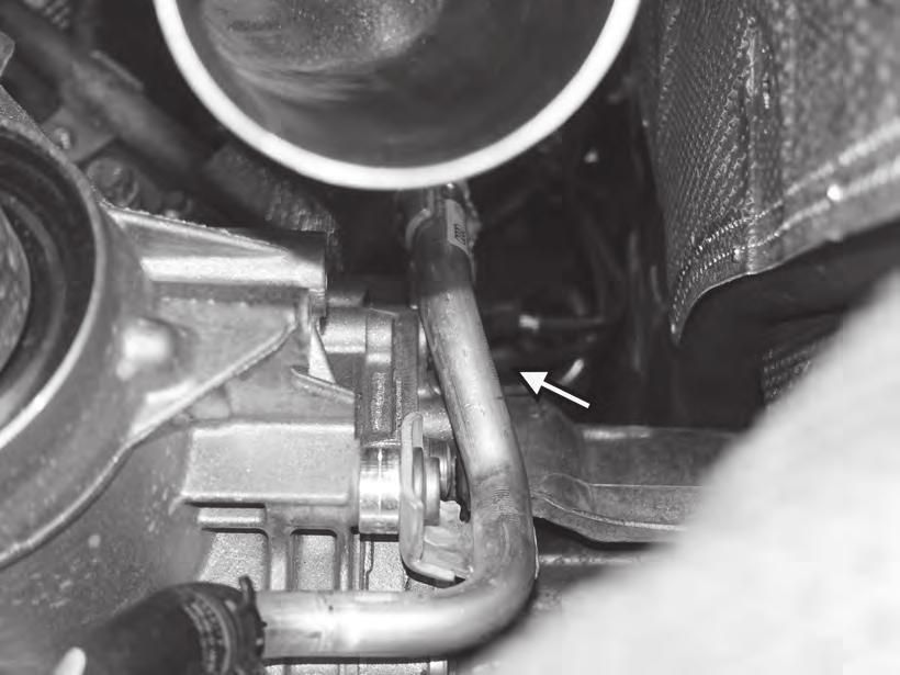24) Trace the harness from what was the right rear oxygen sensor.