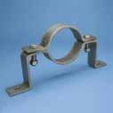 Pipe Clamps & Supports 700 Offset Pipe Clamp Industrial pipe hanger to support piping away from wall or floor Pipe Clamps & Supports Material: Stainless Steel 304 7000100S4 S304, 1 Pipe, 1.