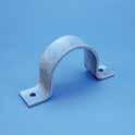 Pipe Fixings Two Pipe Strap for Strut Recommended for supporting horizontal runs of piping from CADDY ERISTRUT channel Conforms with Federal Specification WW-H-171 (Type 26), Manufacturers