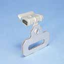 Strap Hangers MSS Inline Hammer-On Strap Hanger Supports pipe or duct from flange with banding or strapping ; Spring Steel