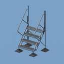 CADDY PYRAMID CADDY PYRAMID Crossover Ladders Interchangeable components are easily assembled yielding labor-saving and quick installations CADDY PYRAMID bases provide superior load distribution and