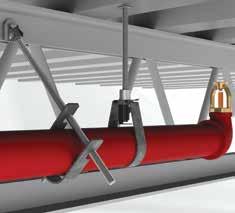 Now There's a Faster, Easier Way to Restrain Branch Lines in a Fire Sprinkler System The CADDY Branch Line Restraint System Complete restraint system includes structure and pipe