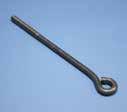 240 lb 0403708PL 3/8 Rod, 8 240 lb F 80 Tie Bolt Recommended for securing the connection of steel pipe to ductile pipe Threaded rod passes through eye and is retained with a Heavy