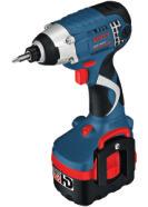 34 Professional Blue Power Tools for Trade & Industry Cordless Impact Driver The small power pack for tough jobs Top performance: high torque and high impact force ensure optimum performance when