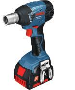 26 Professional Blue Power Tools for Trade & Industry Cordless Impact Wrench Powerful, compact and handy impact wrench GDS 8 V-LI Professional Cordless Tools Lithium-ion Technology High power and
