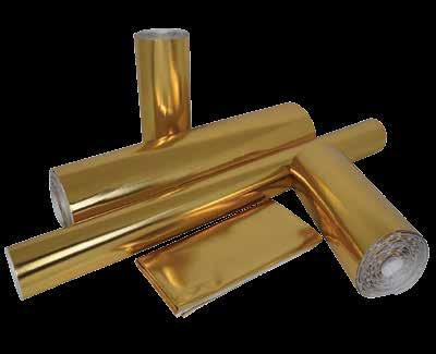 Cold-Gold Shield 1100 F Heatshield Products designed the Cold-Gold Shield for the person who loves chrome, polished aluminum and billet and the mesmerizing brilliance of metallic paint: the shine and