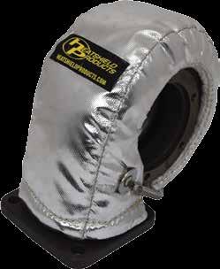 Lava Turbo Heat Shield is a custom fit and uses extreme-temperature materials to keep heat in the hot side of the turbo where it belongs.