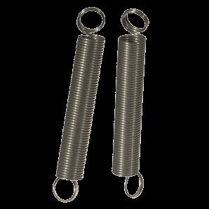 Constructed of 302 stainless steel, they are rugged, can handle high heat and are high strength.
