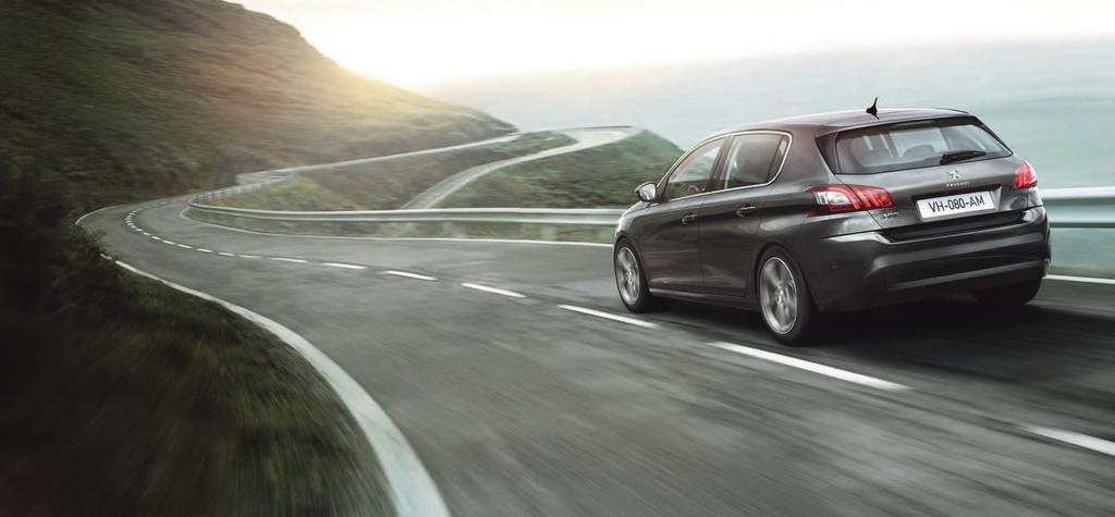 THE SERENE CHOICE Peugeot 308 offers a range of equipment that contributes to the safety of the vehicle and its occupants.